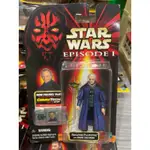 【星際大戰老玩具】HASBRO EP1 紅卡 SENATOR PALPATINE 白卜庭 議長 3.75 吋