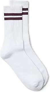 [VERO MODA] Women's Vmmel Stripe Sporty Socks Noos, Snow White, One Size, snow white, One size