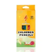 24Colours Colored drawing pencils Pre-Sharpened Coloring Pens Kit for kids adult