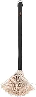 Toddmomy Cotton BBQ Brush Long Wooden Handle Cooking Oil Applicator for Baking Grilling