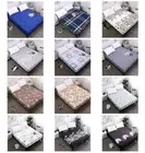 Cozy And Stylish Floral Stripes Mattress Protector Dustproof Fitted Sheet