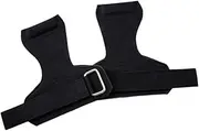 Gym Gloves Thickened Padding Multi-scenario Weight Power Belt for Gymnastics Black 21x19 cm