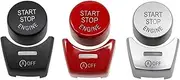 CCWUTQF Engine Ignition Start Stop Switch Push Button Compatible 1 3 5 7 X1 X3 X4 X5 X6 F Series F01 F02 F10 F18 F12 F15 F16 F25 F26(Model B Red)