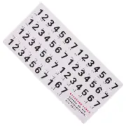 Piano Keys Sticker Stickers for Keyboards Notes Guide Removable Large Print