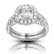 2 Carat Zulastone Moissanite Engagement Ring