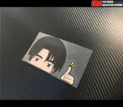 Reflective Takumi Fujiwara thumbs up Peeking Initial D AE86 Sticker #I02