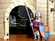Playmobil Knights Hundred Years War Custom Made - English Man At Arms Spearman!!