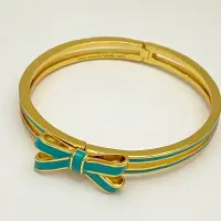 在飛比找蝦皮購物優惠-Enamel Bangle gold plated 品牌設計