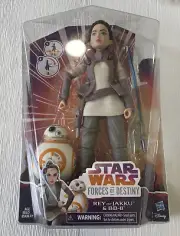 Star Wars Forces of Destiny Rey of Jakku & BB-8 Adventure Action Figure 12” Doll