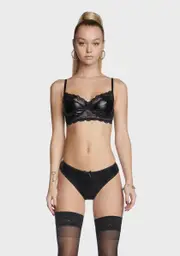 Squeeze Me Tight Vinyl Bra