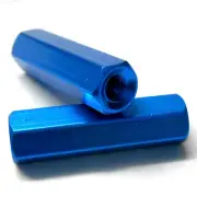 06005 Light Blue 1/10 Scale Alloy Link Arm Wing Post x 2 24mm - HSP Parts