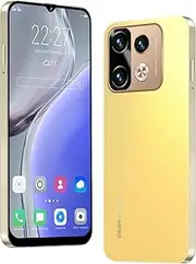 VwWv SIM Free Unlocked Mobile Phones, 4G Dual SIM 6.3'' Cheap Smartphone with 4300mAh, 3GB RAM+32GB ROM,256GB Extension, Android 12.0 OS, Daul Camera,GPS, Face ID,Global version (Note40Pro+ Gold)