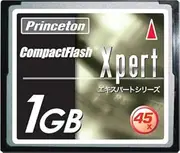 Princeton Technology 1GB 45X Compact Flash Card (Xpert Series) PCFS-1G