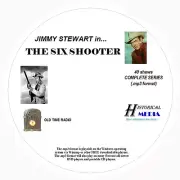 THE SIX SHOOTER - 40 Shows Old Time Radio In MP3 Format OTR 1 CD James Stewart