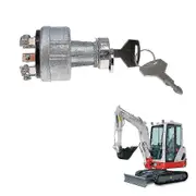 2024 New Models 1700100023 1700100052 H806 Ignition Switch With 2 For Takeuchi Excavator Digger Ignition Switch Loc