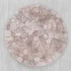 36" Rose quartz Coffee Table / Quartz Stones Dining Top Handmade Home Decor