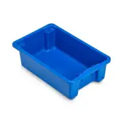 Stor-Tub IH-190Blue,Red and Clear, 32 Litre - Stack and Nest - Australian Made