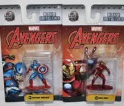 Marvel Avengers Jada Toys Nano MetalFig Figures Captain America, Iron Man Figure