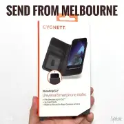NEW Cygnett NanoGrip Universal Wallet Case Telstra Smart 4 Optus X Start 3 Black