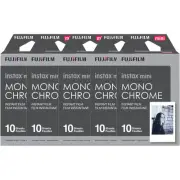 50 Prints Fujifilm instax mini Monochrome B&W Instant Film fits all mini cameras