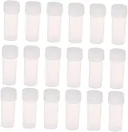 OSOLADY 50Pcs Plastic Sample Containers with Resistant Caps Lightweight Travel Vials for Pharmaceuticals Powder Storage and Reagents