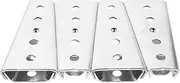 Amosfun 4pairs Headboard Wall Mounting Brackets Heavy Duty Interlocking Sofa Connectors for Sectional Furniture Sturdy Fixing Hardware for Bed Frames Chairs Versatile Secure Design
