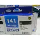 EPSON T141 黑色原廠墨水匣ME320/ME340/82WD/900WD/940FW/960FWD/WF3521/WF-3541/WF-7011/WF7511/WF-7521