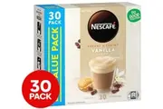 Nescafe Instant Coffee Sachets Vanilla Latte 30pk