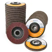 40PCS Flap Discs 4 1/2 for Angle Grinder, 4.5 x 7/8 Inch Sanding Disc 40 60 8...