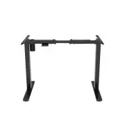 Loctek Electric Standing Black Desk Frame Only Single Motor Two-Stage Height