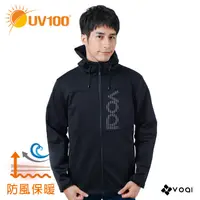 在飛比找蝦皮商城優惠-【UV100】 防曬 防風保暖-軟殼連帽男外套-側邊開口(A