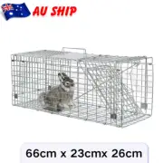 TRAP Humane Animal Cage Live Catch - Possum Feral Fox Hare Rabbit Cat