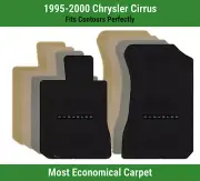 Lloyd Velourtex Front Carpet Mats for '95-00 Chrysler Cirrus w/Chrysler 1 Logo (for: Chrysler)