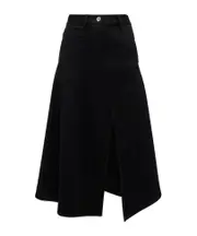 JW Anderson Patchwork A-Line Skirt UK6 black