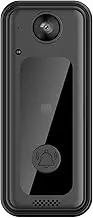 Wifi ligent Visual Doorbell Set Supports Mobile Phone Remote Intercom High-Definition Wide-Angle Visual Doorbell Set Black