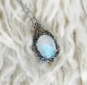 Vintage Style Necklace(w/ free intuitively-chosen crystal) ENERGY CLEANSED