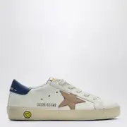 [Golden Goose] Super-Star white/twilight blue/beige trainer 28 IT Blue