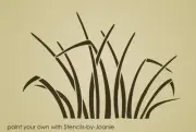 Marsh 11" Grass Stencil Hunt Blind Mountain Cabin Outdoor Background DIY Signs