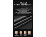 Carbon Fiber Phone Case for Samsung Galaxy S22 Ultra - Black/Blue
