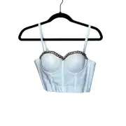 Micas womens corset/bustier underwire gold chain accent sexy, Chibi, Animegirl