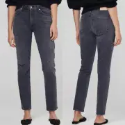 Citizens Of Humanity Skyla Mid Rise Cigarette 24 Covert Straight NWT
