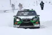 Jari Matti Latvala (FIN) Ford Focus WRC on stage 5 2007 WRC Rally Car Old Photo