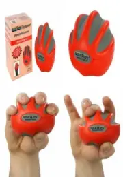 CanDo Digi-Squeeze Hand Exerciser Medium, Red: Light