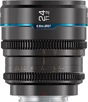 SIRUI Night Walker 24mm T1.2 S35 Cine Lens, Large Aperture Manual Focus Lens (E Mount, Metal Grey)