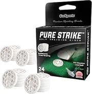GoSports Golf Pure Strike Golf Training Discs 24 Pack - Eliminate Thin Shots!