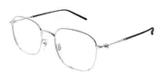 Montblanc MB0415OA Asian Fit 003 Men's Glasses Silver Size 54 - Private Health Rebate - Blue Light Block Available