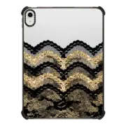 iPad 10.9-inch (10th gen) iPad Impact Case Black and Gold Lace Layers