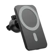 Wireless Fast Magsafe Car Charger for iPhone 12 13 Pro Mini - Black 15W