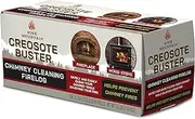 Pine Mountain Creosote Buster Chimney Cleaning Safety Firelog 3.5Lb Log Brown 1 Count, (4152501500)
