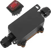 NULYLU Illuminated Toggle Switch Rocker Lamp Waterproof Design for Outdoor Power Lamps Control
